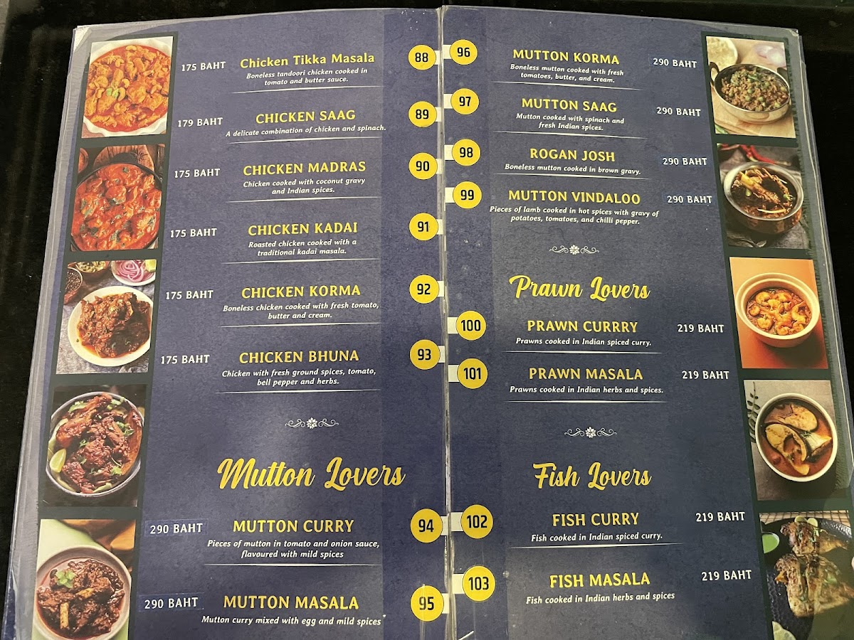 Tikka N Talk Indian Restaurant Menu - Image 4